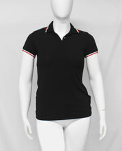 Load image into Gallery viewer, Body Contouring UV Protection Polo's Top-Black