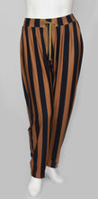 Load image into Gallery viewer, Long Gold & Black StripePayne Atelier ChicagoLong Gold & Black Stripe Woman Work pant