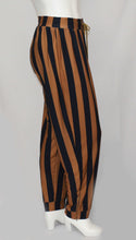 Load image into Gallery viewer, Long Gold & Black StripePayne Atelier ChicagoLong Gold & Black Stripe Woman Work pant