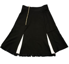 Load image into Gallery viewer, UV Sheild Black Skirt With White Contrast-Above knee length