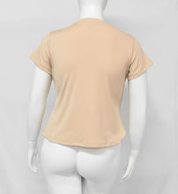 Load image into Gallery viewer, Four Way Super StretchPayne Atelier ChicagoFour Way Super Stretch Premium Quality Crop Top-Beige