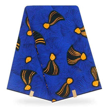 Load image into Gallery viewer, Blue Yellow & Black Color CombinationPayne Atelier ChicagoBlue Yellow & Black Color Combination Cotton Fabric