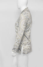 Load image into Gallery viewer, Gray Paisley Premium DressWhat “Premium Contract Manufacturing” Means Here: Premium isn’t just fabric—it’s the repeatability of the result. Our process prioritizes: Fit consistency across sizPayne Atelier Chicago