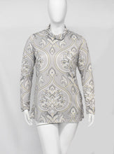 Load image into Gallery viewer, Gray Paisley Premium DressWhat “Premium Contract Manufacturing” Means Here: Premium isn’t just fabric—it’s the repeatability of the result. Our process prioritizes: Fit consistency across sizPayne Atelier Chicago