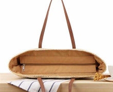 Load image into Gallery viewer, Island StrawPayne Atelier ChicagoIsland Straw Multi-Purpose Durable Tote Handbag