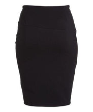 Load image into Gallery viewer, English White PolySpandex V-Curve Skirt