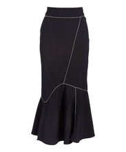 Load image into Gallery viewer, Long Calf Length Skirt- Black