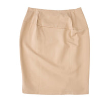 Load image into Gallery viewer, English Taupe PolySpandex V-Curve Skirt