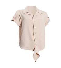 Load image into Gallery viewer, Rapheeze Short Sleeve Multi-Pattern Ladies Dress Shirt-Baby Light