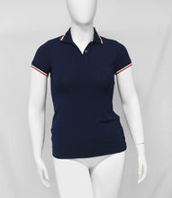 Load image into Gallery viewer, Body Contouring UV Protective Classic Dress Polos-Blue

