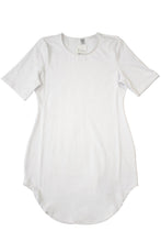 Load image into Gallery viewer, Bright White Super Stretchy Cotton Tunic
