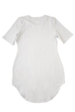 Load image into Gallery viewer, Bright White Super Stretchy Cotton Tunic
