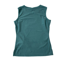 Load image into Gallery viewer, Sleeveless Green Blend Spandex Top
