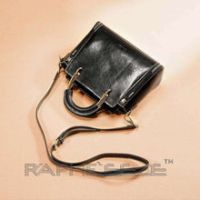 Load image into Gallery viewer, Payne Atelier ChicagoClassic LeatherClassic Leather Black Color Mini Sized HandbagBag
