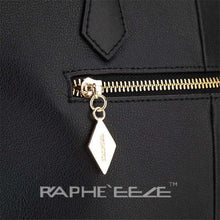 Load image into Gallery viewer, Midi Size Luxurious TotePayne Atelier ChicagoMidi Size Luxurious Tote Hand Purse with Cross Body - Black
