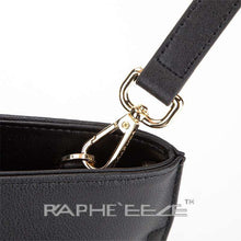 Load image into Gallery viewer, Midi Size Luxurious TotePayne Atelier ChicagoMidi Size Luxurious Tote Hand Purse with Cross Body - Black
