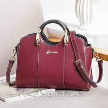 Load image into Gallery viewer, Small Elegant &amp; Stylish Tote HandbagPayne Atelier ChicagoSmall Elegant &amp; Stylish Tote Handbag for Woman - Wine Red
