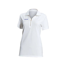 Load image into Gallery viewer, Front Zip Elegant Polos Top-Navy No Logo
