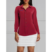 Load image into Gallery viewer, Business Classy Dress Shirt Elastane Soft Cotton -Burgandy Red
