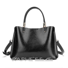Load image into Gallery viewer, Original Leather HandbagPayne Atelier ChicagoOriginal Leather Handbag Mini Stain Resistant Black Color
