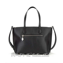 Load image into Gallery viewer, Midi Size Luxurious TotePayne Atelier ChicagoMidi Size Luxurious Tote Hand Purse with Cross Body - Black
