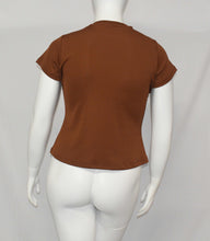 Load image into Gallery viewer, 4-way super stretch T-topsPayne Atelier Chicago4-way super stretch T-tops - Gingerbread color
