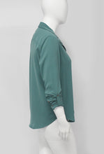 Load image into Gallery viewer, Ladys Business Wear Dress Shirt Long Sleeve Super Quality Teal
