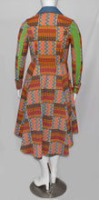 Load image into Gallery viewer, Trendy African Denim Dutch Wax Printed Hollandaise Kente Fabric

