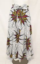 Load image into Gallery viewer, White Bloom Long Maxi Skirt Original Dutch Hollandais Printed
